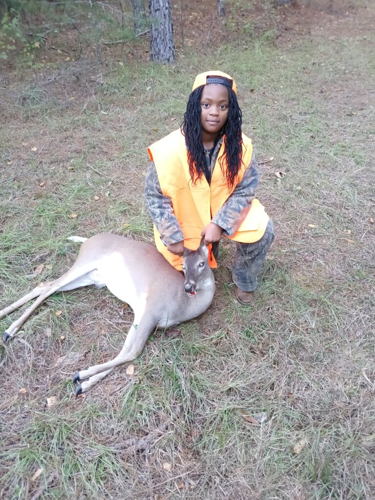My very first deer. 9 years old